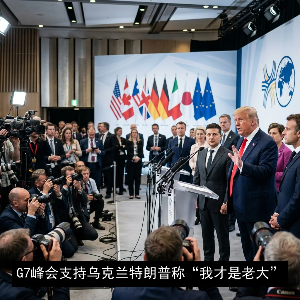 G7峰会支持乌克兰 特朗普称“我才是老大”