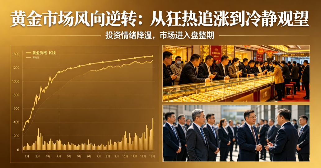 黄金市场风向逆转：从狂热追涨到冷静观望