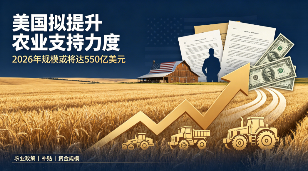 美国农业补贴突破440亿美元：谁受益？谁买单？