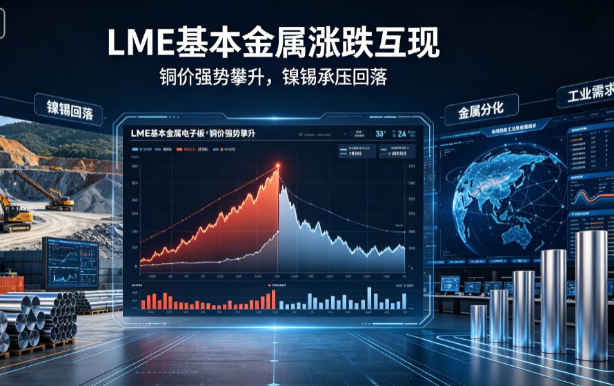 LME基本金属涨跌互现：铜强镍锡弱